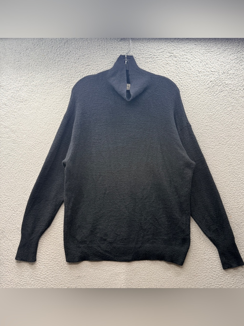 Aritzia Wilfred Free Hush Knit Chenille Turtleneck Sweater in Black Size S